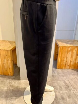 保暖刷毛束口褲