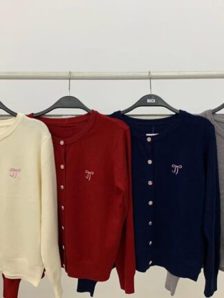 蝴蝶結針織外套