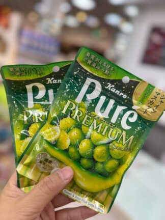 Pure Premium 奢華鮮果實軟糖晴王麝香葡萄氣泡口味