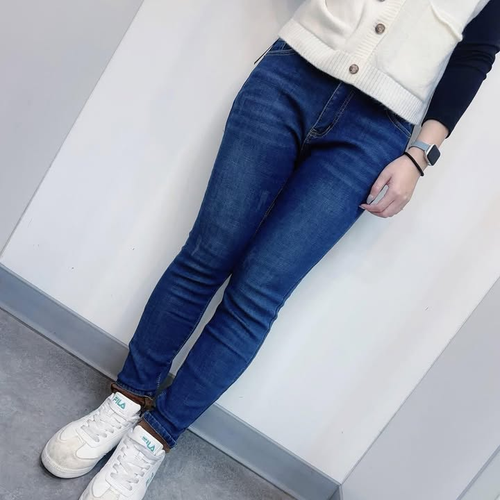 刷毛保暖修身牛仔褲:圖片 10