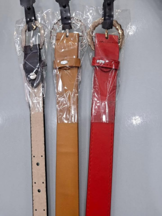 精緻女用台製皮帶