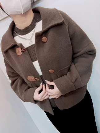 條紋短版針織衫