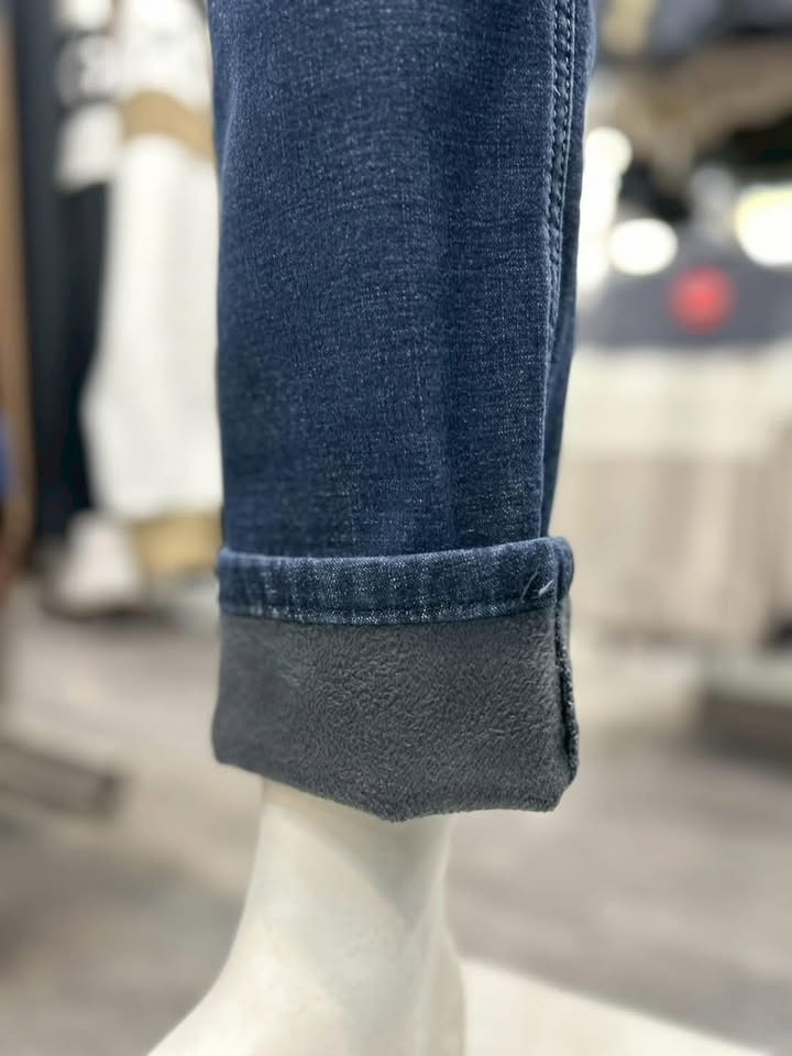 牛仔內刷毛褲 - Image 7