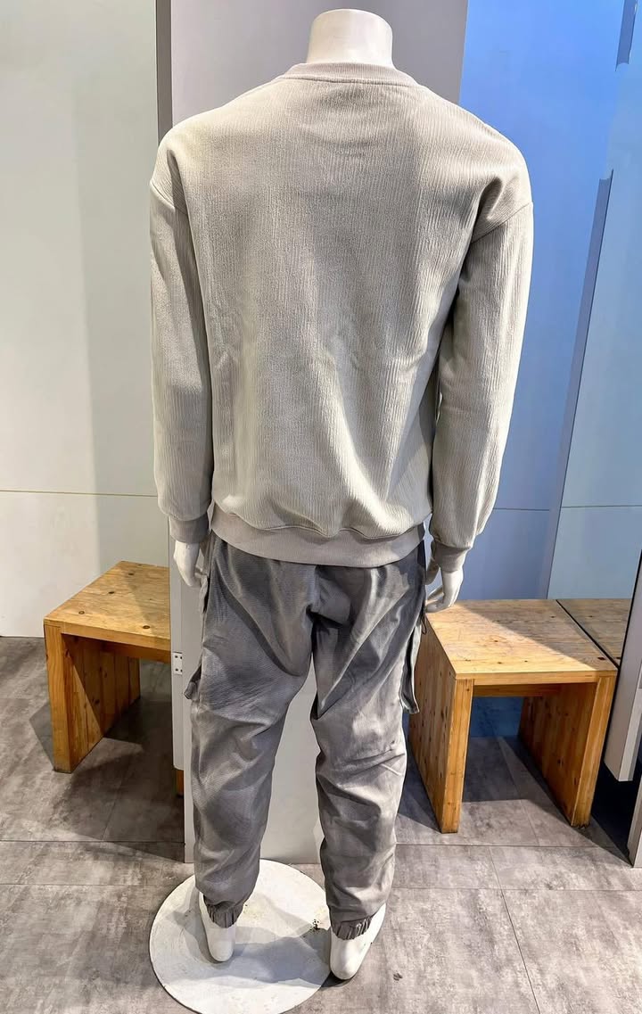 綿絨男版刷毛大學T - Image 9