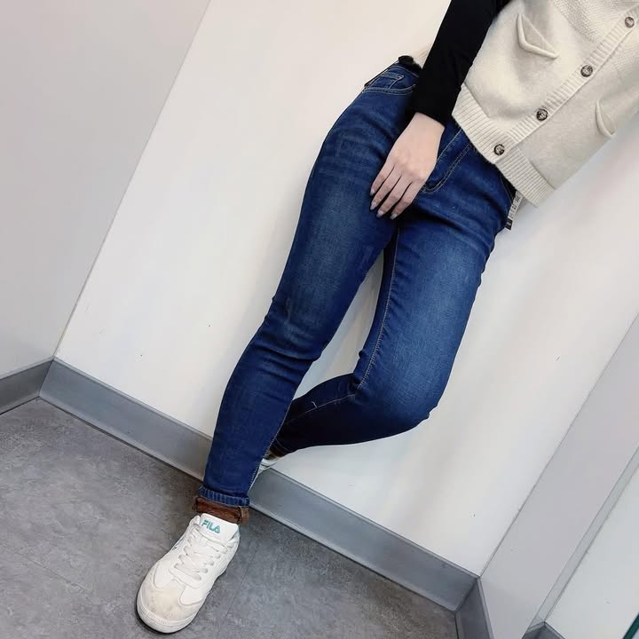 刷毛保暖修身牛仔褲:圖片 9