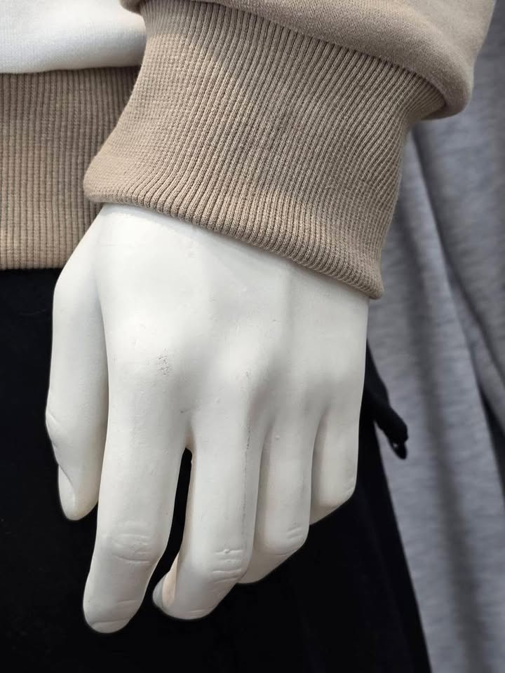 山系男孩必備.MOUNTAIN 質感拼接磨毛大學T - Image 6