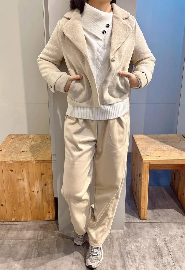 氣質短版毛呢大衣:圖片 9