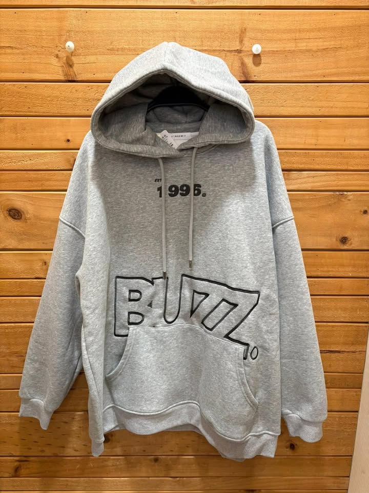 BUZZ.字母寬鬆連帽上衣:圖片 11