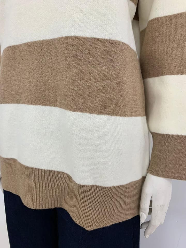 簡單的條紋毛衣:圖片 8