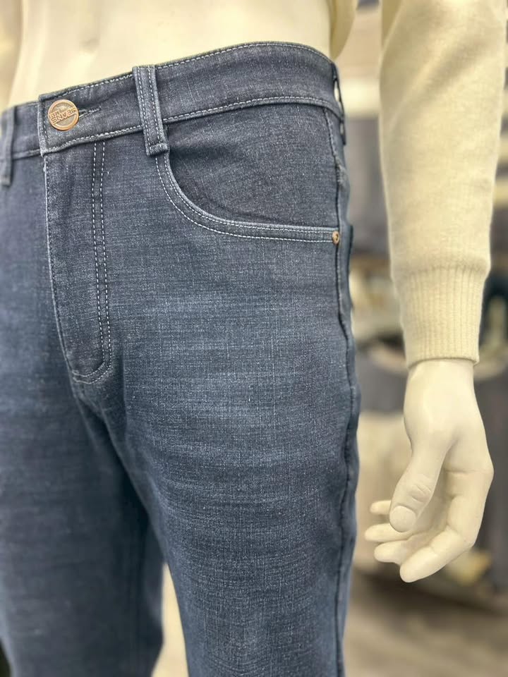 牛仔內刷毛褲 - Image 6