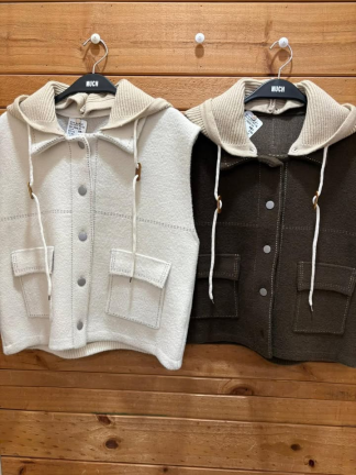 街頭感車線設計背心外套