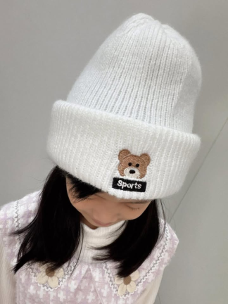 可愛🐻針織帽冬季的百搭款新品上市⚡