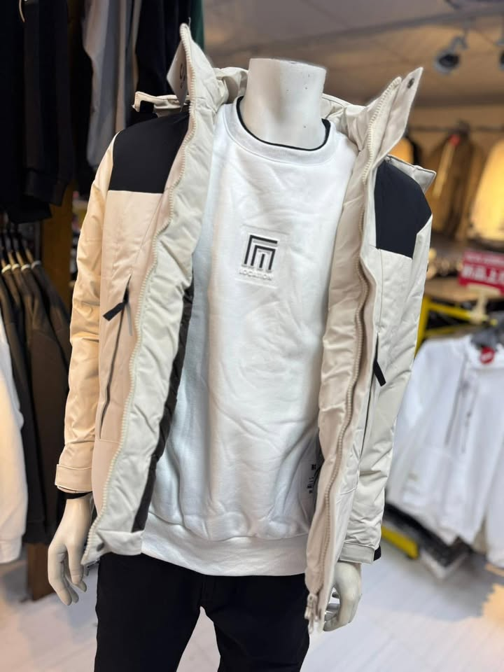俐落機能感・連帽鋪棉外套 - Image 2