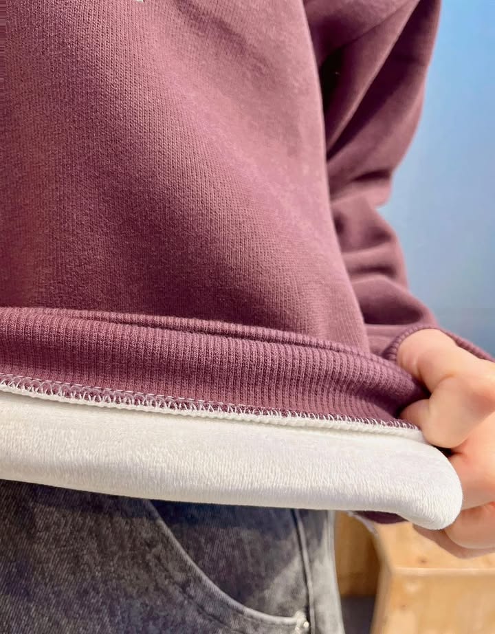 英文刺繡刷毛大學T:圖片 7