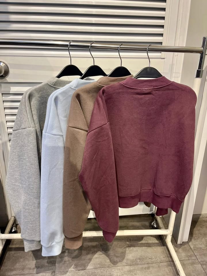 英文刺繡刷毛大學T:圖片 9