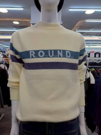 拼色柔感針織毛衣