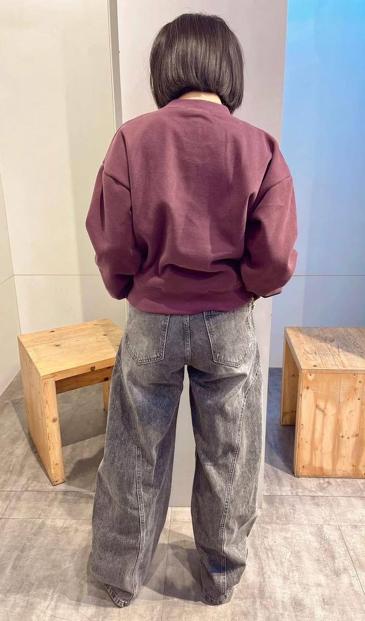 男版潮流感大彎刀牛仔褲 - Image 8