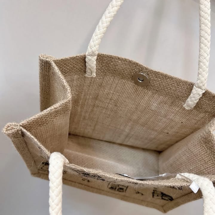 可愛滿版麻布手提袋 - Image 10