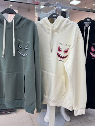 刷毛連帽上衣中大尺碼