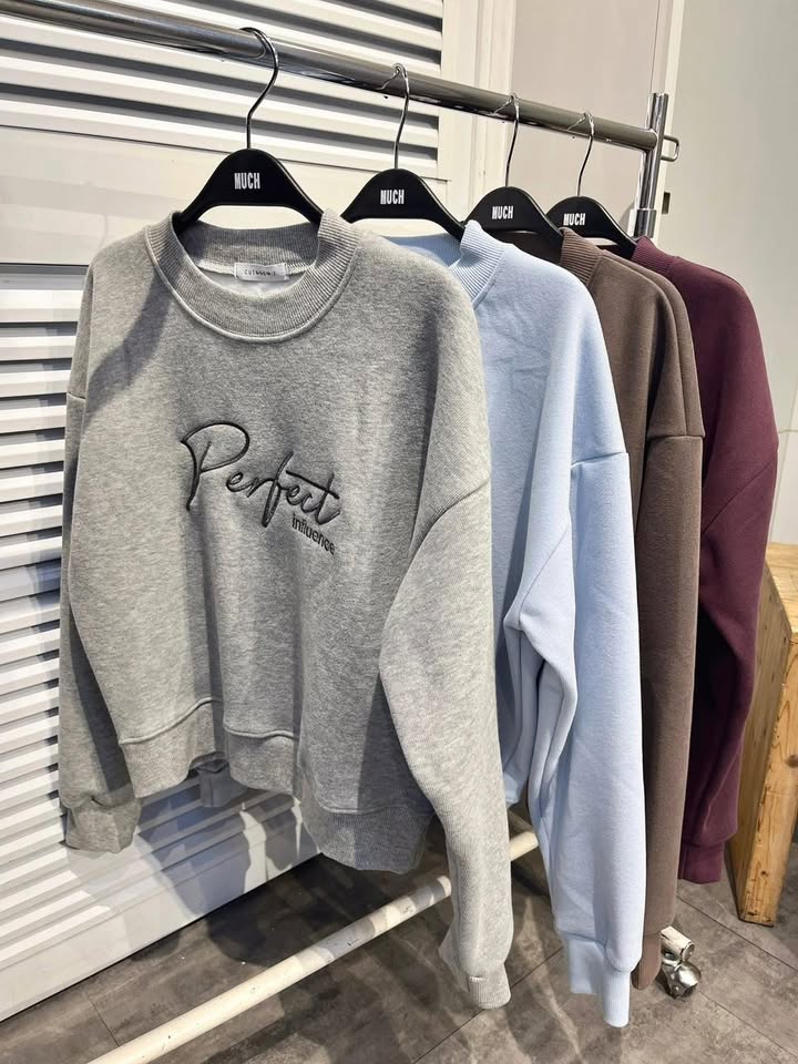 英文刺繡刷毛大學T:圖片 8