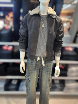 潮流寬版口袋褲