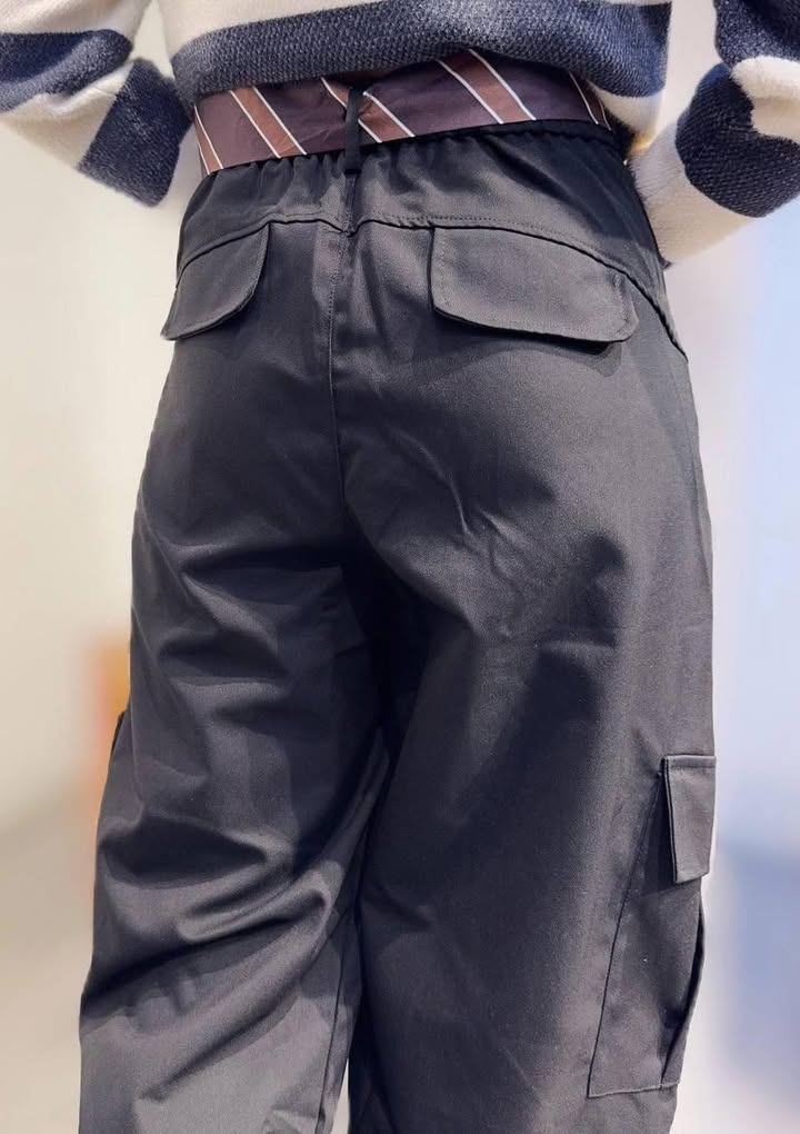領帶設計工裝彎刀褲 - Image 10