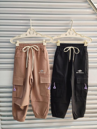 多袋工裝褲｜束腳設計