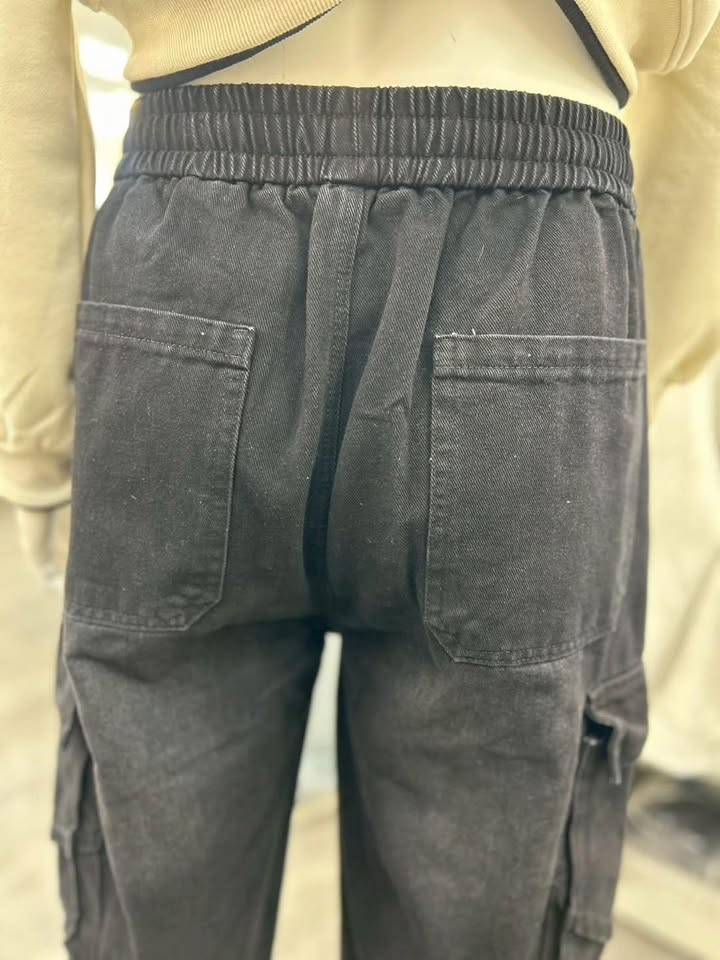 抽繩多袋工裝褲:圖片 5