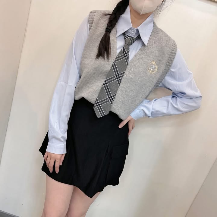 學院氣質.襯衫背心三件組 - Image 9