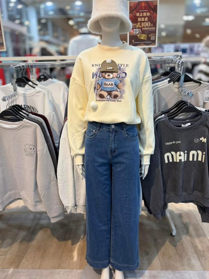牛寬褲