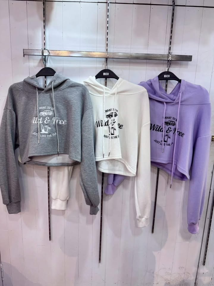 短版連帽刷毛上衣:圖片 3