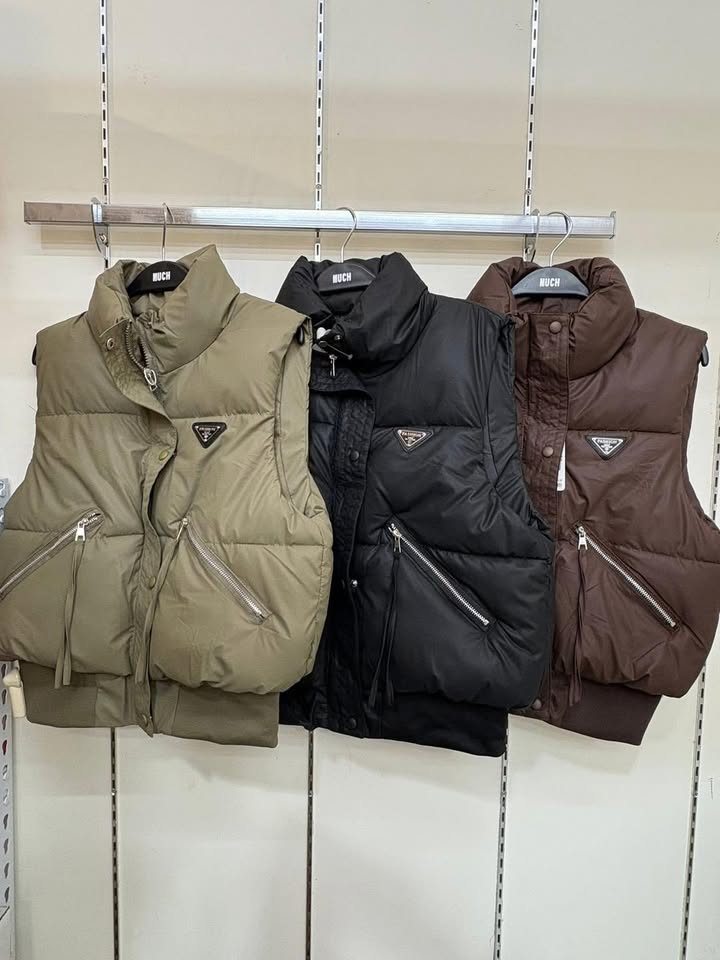質感斜拉鍊鋪棉背心:圖片 4