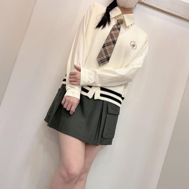 學院氣質.襯衫背心三件組 - Image 10