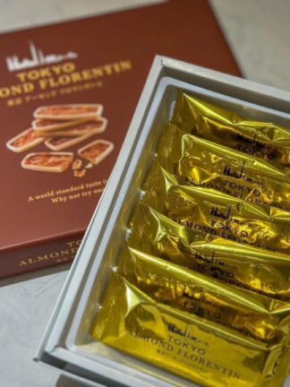 日本東京焦糖杏仁船形餅乾