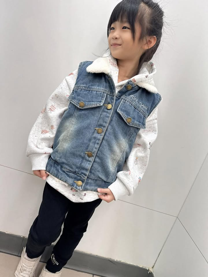 刷毛牛仔背心 - Image 6