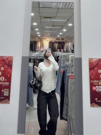 顯瘦彎刀牛仔褲