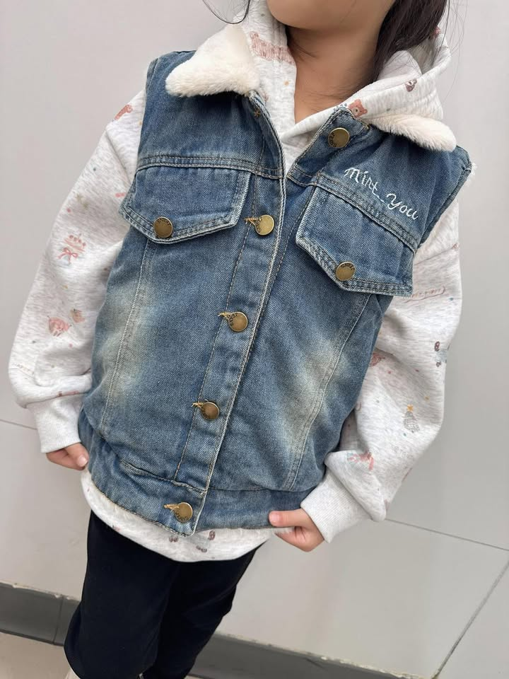刷毛牛仔背心 - Image 7