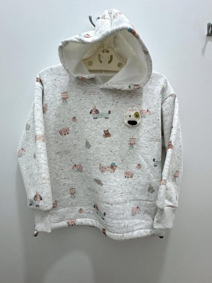 萌系刷毛帽T - Image 12
