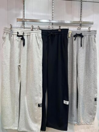 抽繩棉感休閒長褲