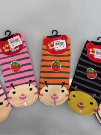 可愛條紋蜜蜂童襪🐝