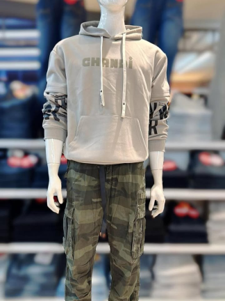 美式迷彩束口褲