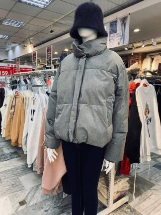 輕暖有型・短版鋪棉連帽外套