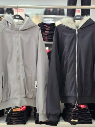 溫感特選．毛領鋪棉外套