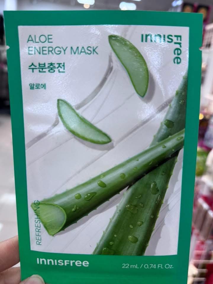 Innisfree 蘆薈能量面膜 🌱:圖片 6