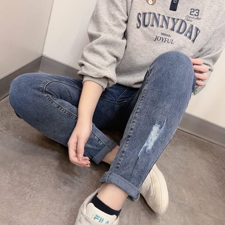 率性刷色修身牛仔褲:圖片 4