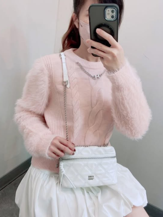 菱格鏈條小方包｜輕奢雲朵款