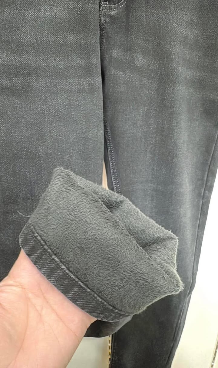 超彈力刷毛小直筒褲:圖片 4