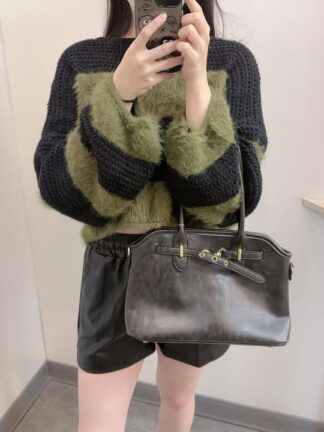 黑色質感托特包