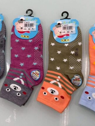 星星小熊兒童襪