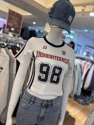 UNINHIBITEDNESS 98 運動短版合身T 🏀